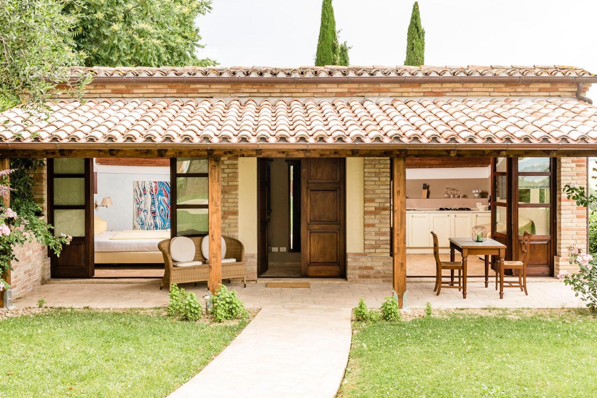 Poggio Antico Lägenhet Monte San Vito Exteriör bild