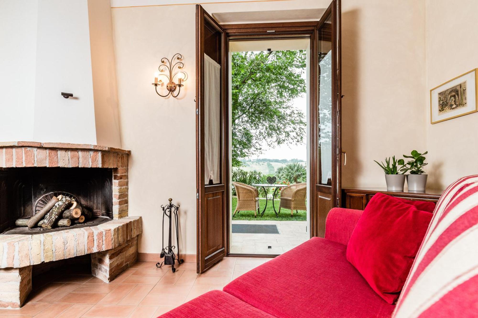 Poggio Antico Lägenhet Monte San Vito Exteriör bild